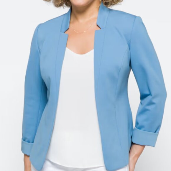 Stella Notched Collar Ponte Blazer - Picture 1 of 7